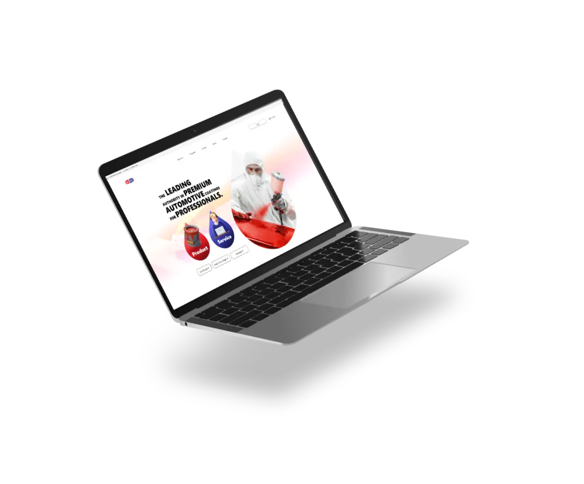 BICBEN website on laptop