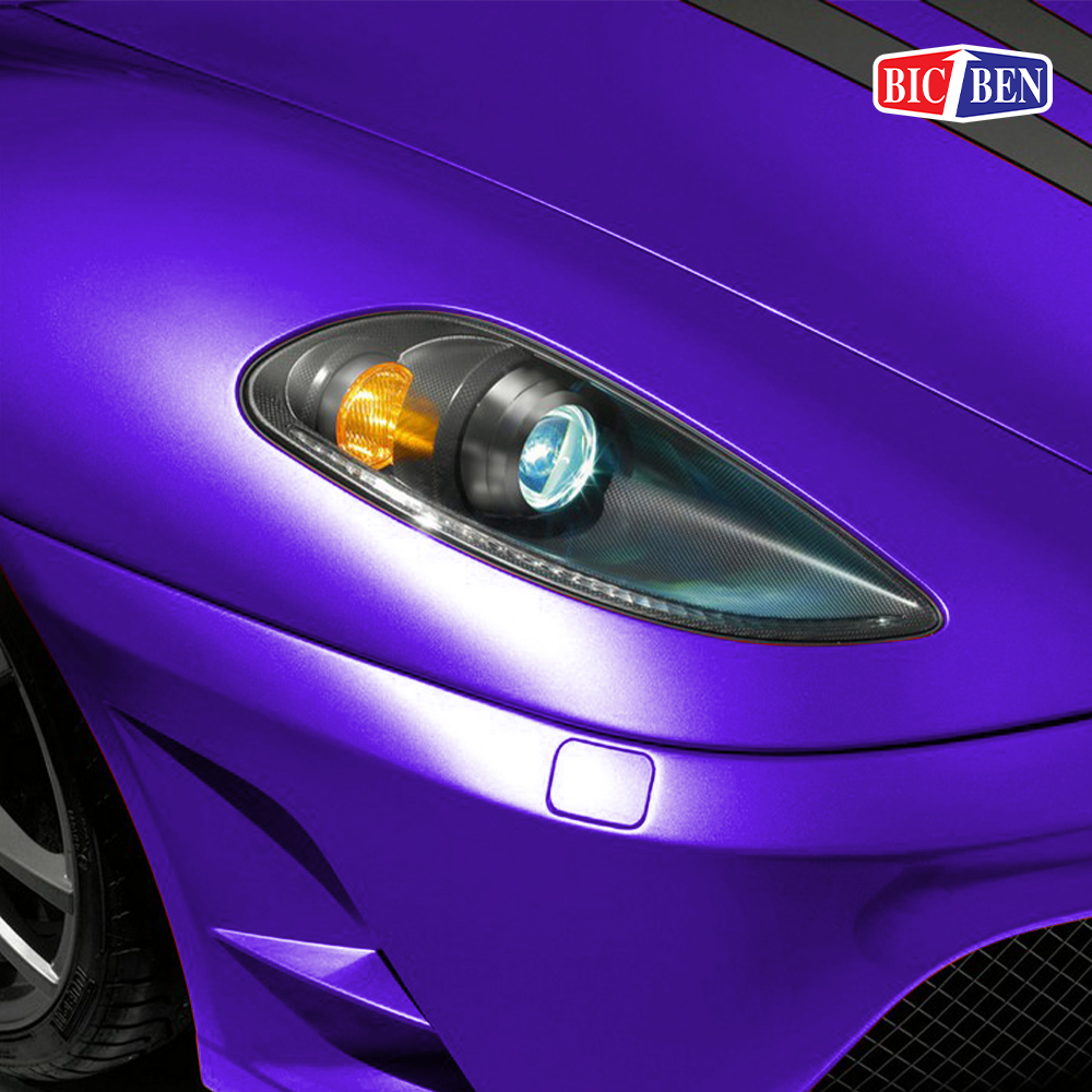 สีพ่นรถยนต์แห้งเร็ว สีม่วง BIC-BEN