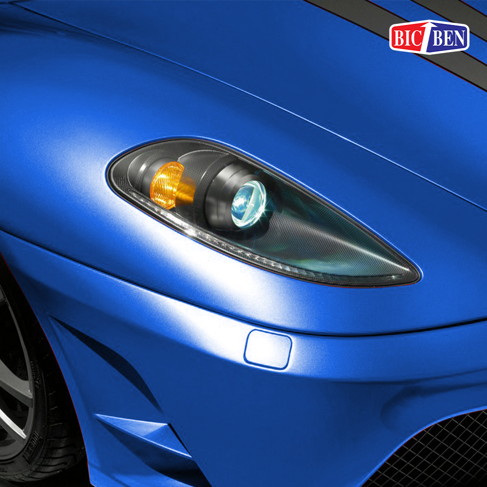 สีพ่นรถยนต์แห้งเร็ว สีน้ำเงิน BIC-BEN #0598