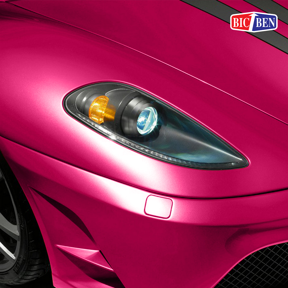 สีพ่นรถยนต์แห้งเร็ว สีแดงมาเจนต้า BIC-BEN