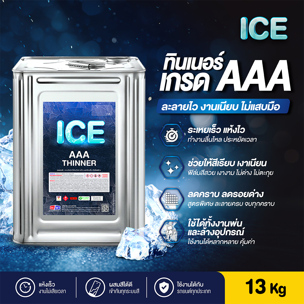ทินเนอร์ 3A ICE ขนาดบรรจุ 14 กก.