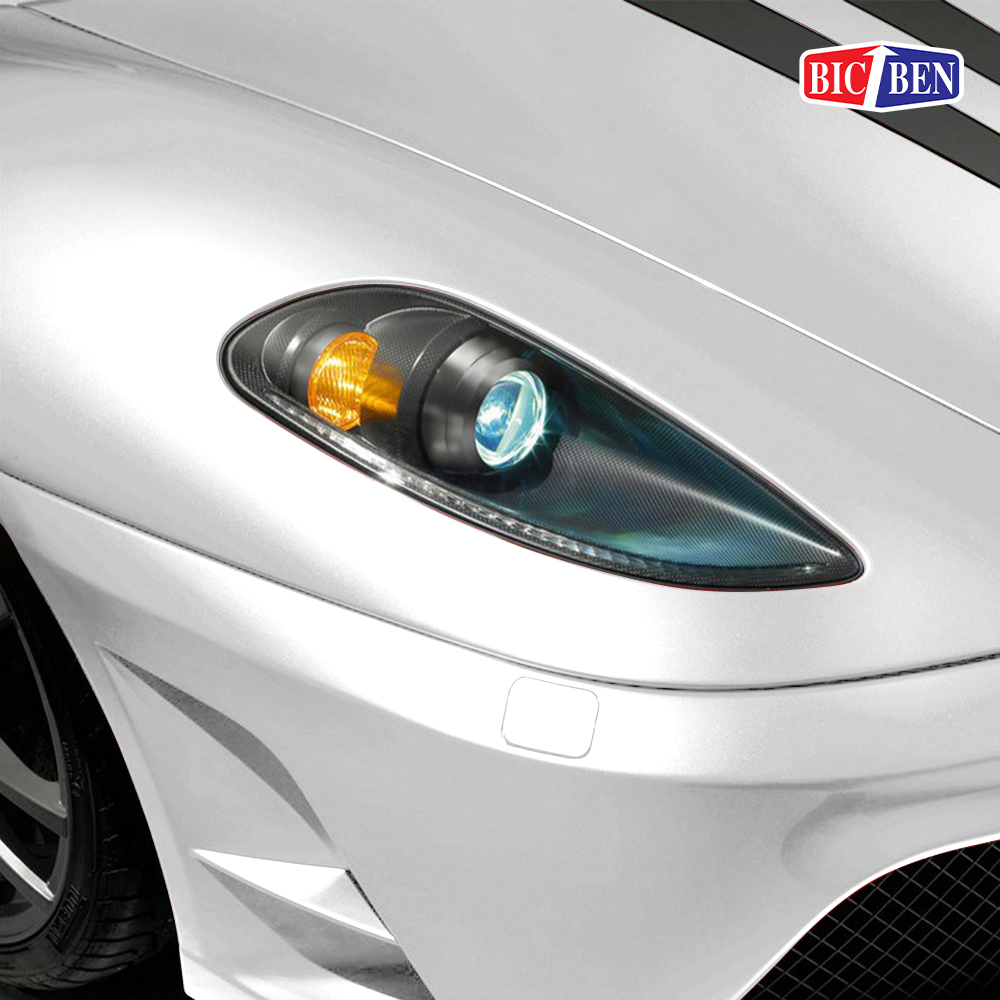 สีพ่นรถยนต์เคลือบแห้งช้า สีขาว AC-300
