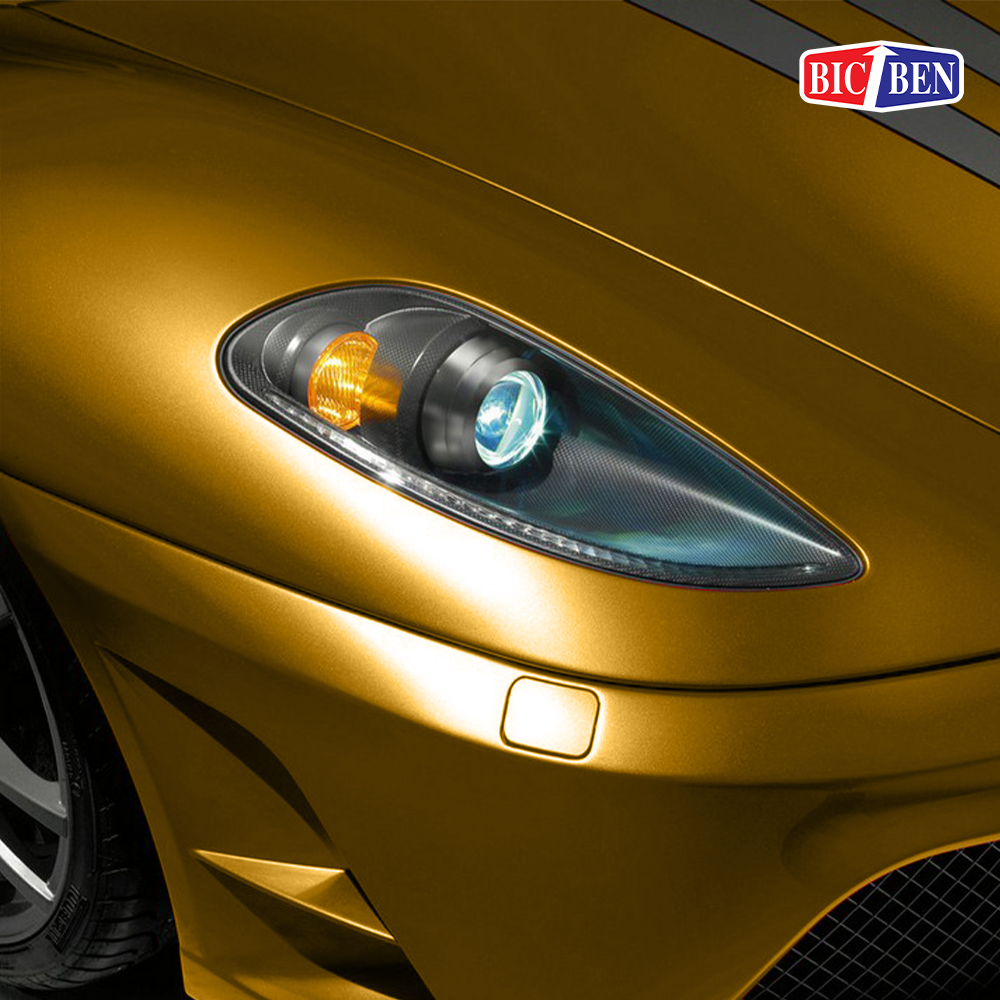 สีพ่นรถยนต์เคลือบแห้งช้า สีเหลือง #558