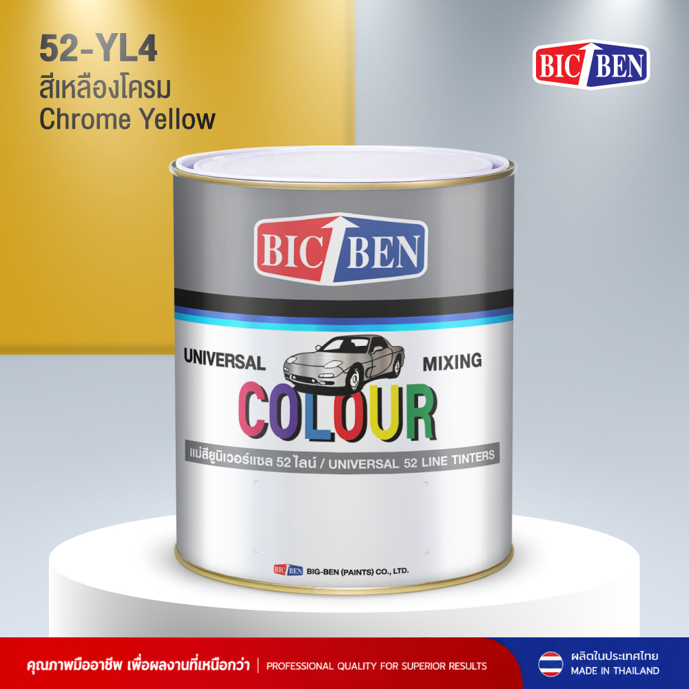 แม่สียูนิเวอร์แซล BIC-BEN สีเหลืองโครม