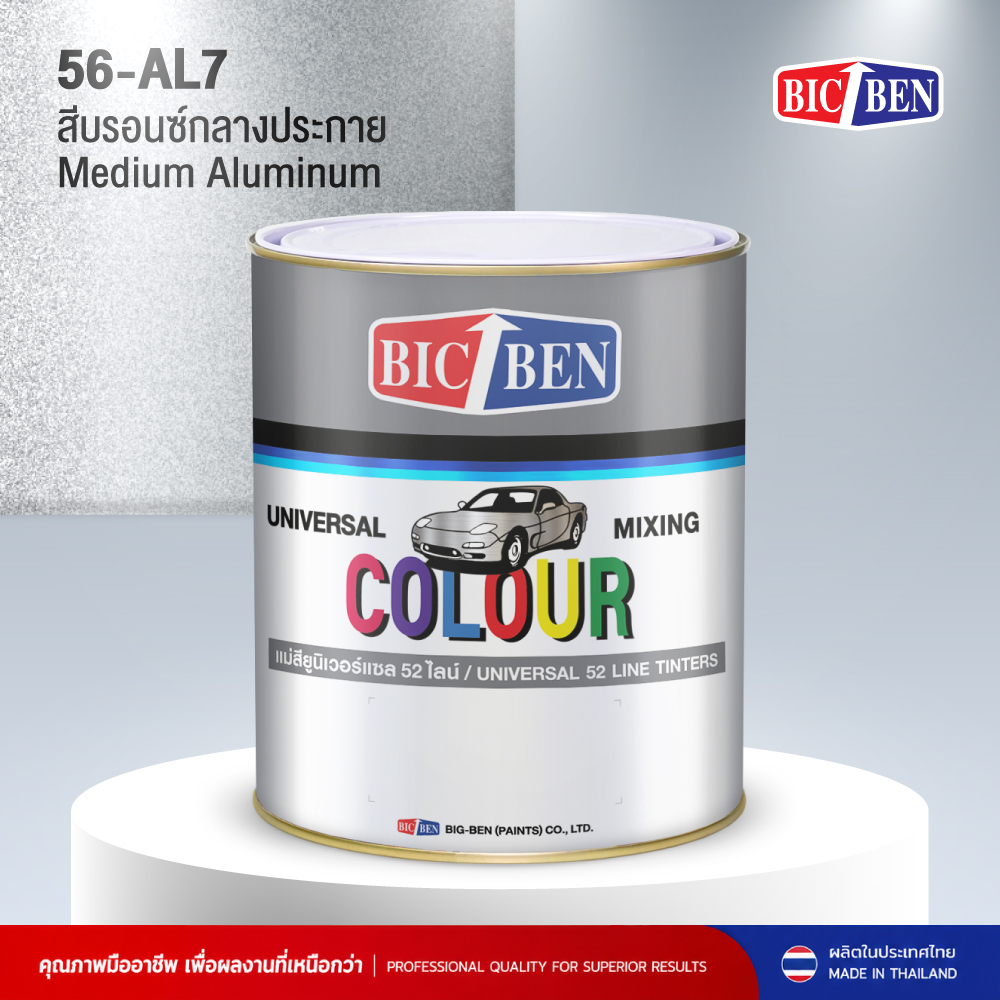สีพ่นรถยนต์อะคริลิค BIC-BEN สีบรอนซ์กลางประกาย