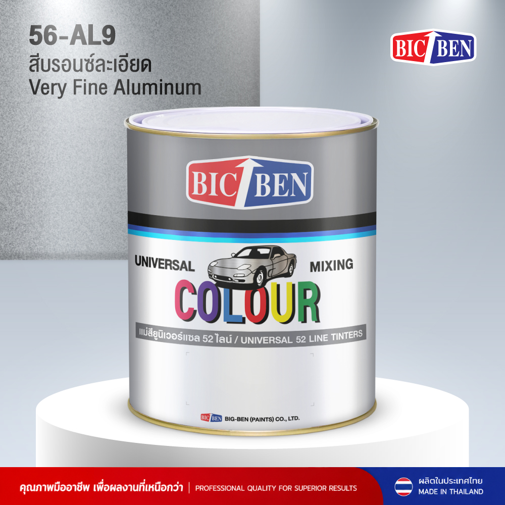 สีพ่นรถยนต์อะคริลิค BIC-BEN สีบรอนซ์ละเอียด